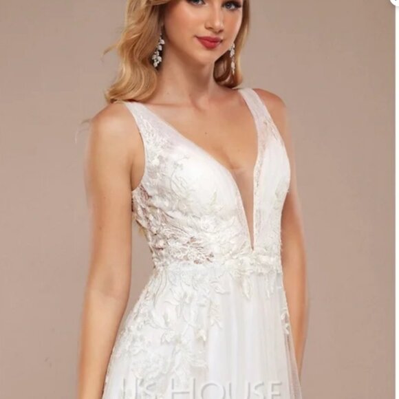 NWT WEDDING DRESS SIZE 14 - Picture 4 of 4